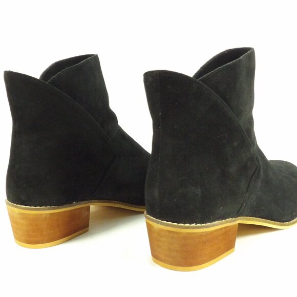 Corkys Hey Girl SPILL THE TEA Black Envelope Ankle Bootie Size 10 New in Box - Picture 4 of 11